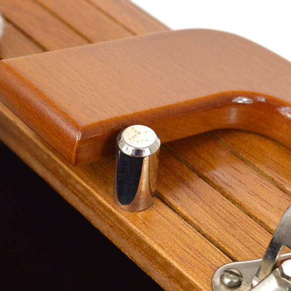 CHANEL 1996 Brown Wooden Vanity Handbag Box 84437 - Picture 10 of 11